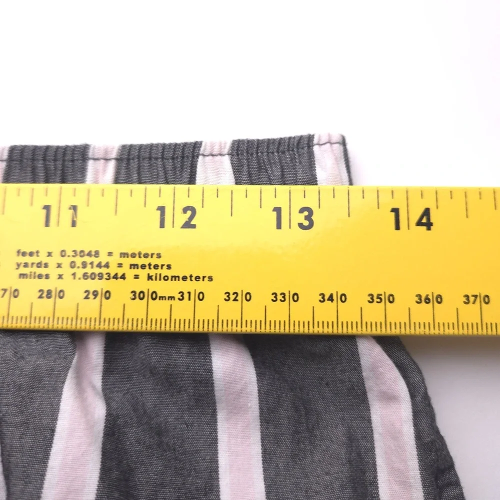 Victorias Secret Womens Striped Cotton Sleep Short XS Black‎ Pink Lounge